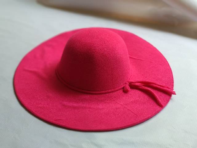 Floppy Hat Flanel - Pink Fanta